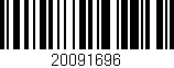 Código de barras (EAN, GTIN, SKU, ISBN): '20091696'