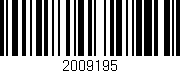 Código de barras (EAN, GTIN, SKU, ISBN): '2009195'