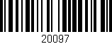 Código de barras (EAN, GTIN, SKU, ISBN): '20097'