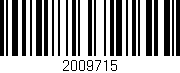 Código de barras (EAN, GTIN, SKU, ISBN): '2009715'