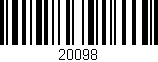 Código de barras (EAN, GTIN, SKU, ISBN): '20098'