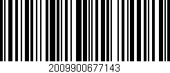 Código de barras (EAN, GTIN, SKU, ISBN): '2009900677143'