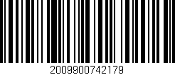 Código de barras (EAN, GTIN, SKU, ISBN): '2009900742179'