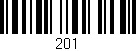 Código de barras (EAN, GTIN, SKU, ISBN): '201'