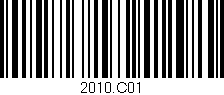 Código de barras (EAN, GTIN, SKU, ISBN): '2010.C01'