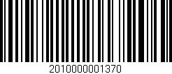 Código de barras (EAN, GTIN, SKU, ISBN): '2010000001370'