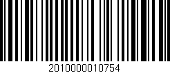 Código de barras (EAN, GTIN, SKU, ISBN): '2010000010754'