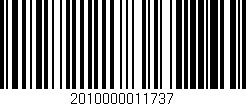 Código de barras (EAN, GTIN, SKU, ISBN): '2010000011737'