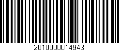Código de barras (EAN, GTIN, SKU, ISBN): '2010000014943'