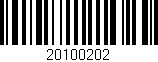 Código de barras (EAN, GTIN, SKU, ISBN): '20100202'