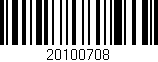 Código de barras (EAN, GTIN, SKU, ISBN): '20100708'