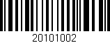 Código de barras (EAN, GTIN, SKU, ISBN): '20101002'
