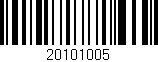 Código de barras (EAN, GTIN, SKU, ISBN): '20101005'