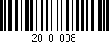 Código de barras (EAN, GTIN, SKU, ISBN): '20101008'