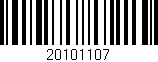 Código de barras (EAN, GTIN, SKU, ISBN): '20101107'