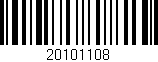 Código de barras (EAN, GTIN, SKU, ISBN): '20101108'