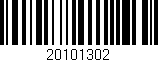 Código de barras (EAN, GTIN, SKU, ISBN): '20101302'