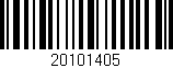 Código de barras (EAN, GTIN, SKU, ISBN): '20101405'