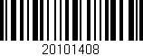 Código de barras (EAN, GTIN, SKU, ISBN): '20101408'