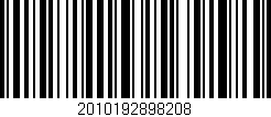 Código de barras (EAN, GTIN, SKU, ISBN): '2010192898208'