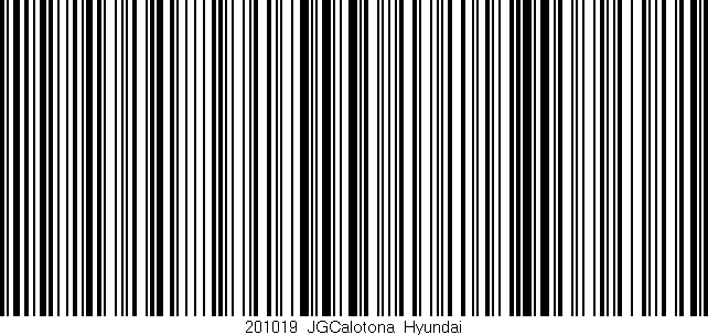 Código de barras (EAN, GTIN, SKU, ISBN): '201019_JGCalotona_Hyundai'