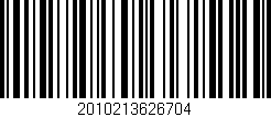 Código de barras (EAN, GTIN, SKU, ISBN): '2010213626704'
