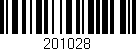 Código de barras (EAN, GTIN, SKU, ISBN): '201028'