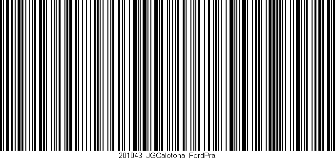 Código de barras (EAN, GTIN, SKU, ISBN): '201043_JGCalotona_FordPra'