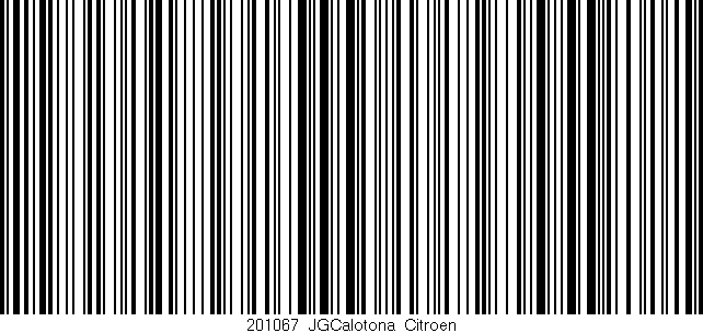 Código de barras (EAN, GTIN, SKU, ISBN): '201067_JGCalotona_Citroen'