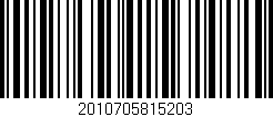 Código de barras (EAN, GTIN, SKU, ISBN): '2010705815203'