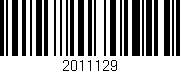 Código de barras (EAN, GTIN, SKU, ISBN): '2011129'