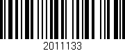 Código de barras (EAN, GTIN, SKU, ISBN): '2011133'