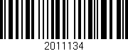Código de barras (EAN, GTIN, SKU, ISBN): '2011134'