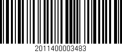 Código de barras (EAN, GTIN, SKU, ISBN): '2011400003483'