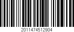 Código de barras (EAN, GTIN, SKU, ISBN): '2011474512904'