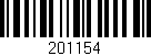 Código de barras (EAN, GTIN, SKU, ISBN): '201154'