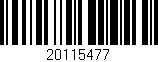 Código de barras (EAN, GTIN, SKU, ISBN): '20115477'