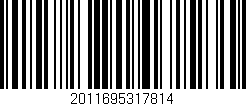 Código de barras (EAN, GTIN, SKU, ISBN): '2011695317814'