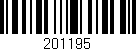 Código de barras (EAN, GTIN, SKU, ISBN): '201195'
