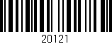 Código de barras (EAN, GTIN, SKU, ISBN): '20121'