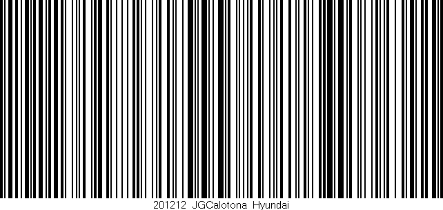 Código de barras (EAN, GTIN, SKU, ISBN): '201212_JGCalotona_Hyundai'