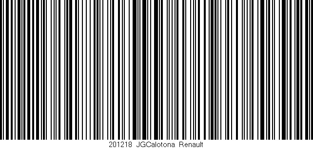 Código de barras (EAN, GTIN, SKU, ISBN): '201218_JGCalotona_Renault'