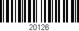 Código de barras (EAN, GTIN, SKU, ISBN): '20126'