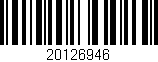 Código de barras (EAN, GTIN, SKU, ISBN): '20126946'