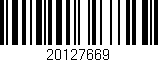 Código de barras (EAN, GTIN, SKU, ISBN): '20127669'