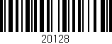 Código de barras (EAN, GTIN, SKU, ISBN): '20128'