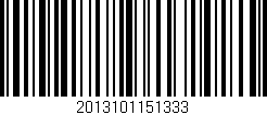 Código de barras (EAN, GTIN, SKU, ISBN): '2013101151333'