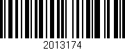Código de barras (EAN, GTIN, SKU, ISBN): '2013174'