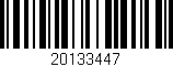Código de barras (EAN, GTIN, SKU, ISBN): '20133447'