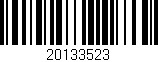 Código de barras (EAN, GTIN, SKU, ISBN): '20133523'